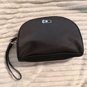 kate spade Black Wristlet Clutch with Logo Plaque